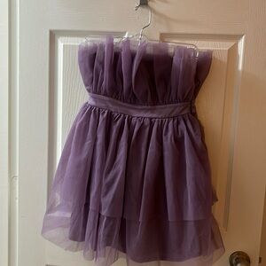 Strapless Tule Dress